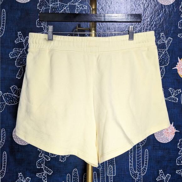NWT Jonathan Simkhai Standard Evie Terry Sweat Shorts Lemon Women's Size XL - Picture 8 of 10